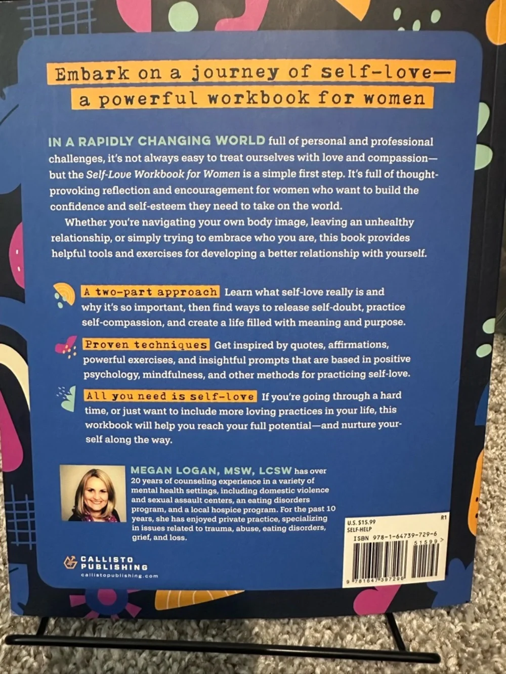 Self-Love Workbook for Women by Megan Logan - Picture 2 of 2